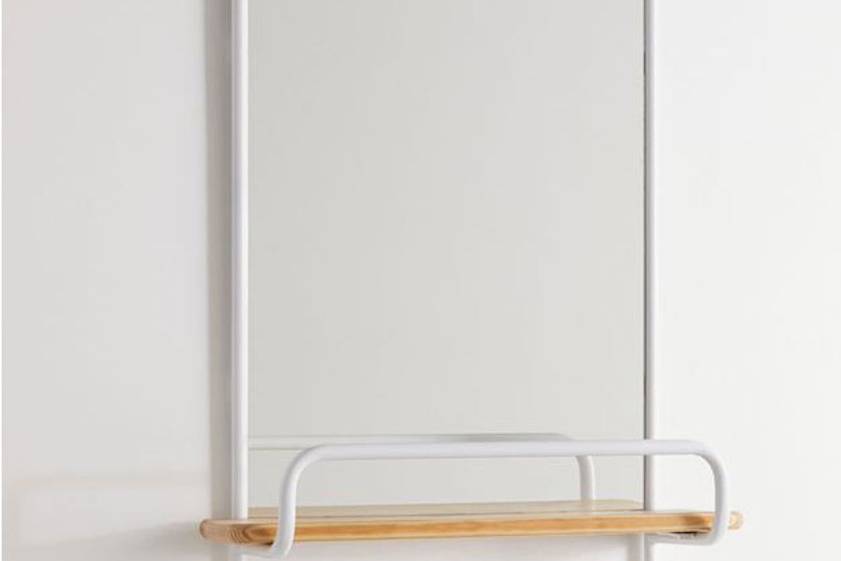urban outfitters shelby mirror wall shelf
