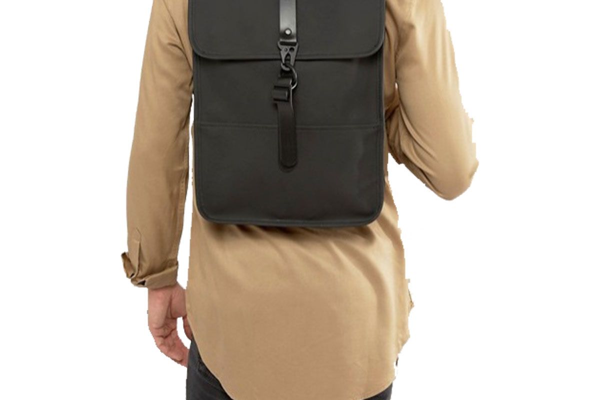 Rains Mini Backpack In Black