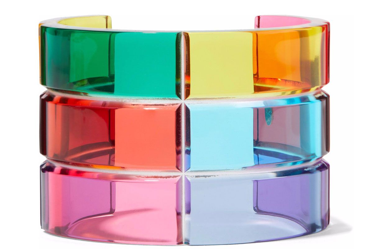 valentino garavani plexiglas cuff