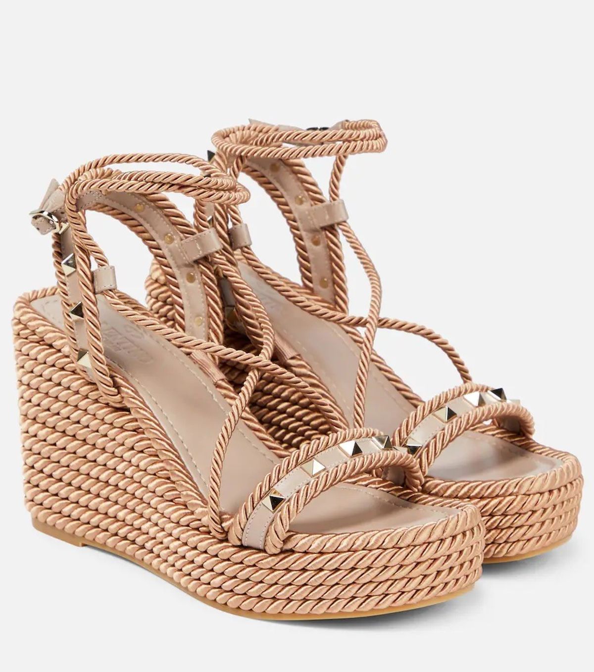 Valentino Garavani Rockstud Espadrille Sandals