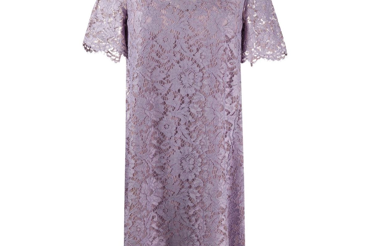 valentino lace shift dress