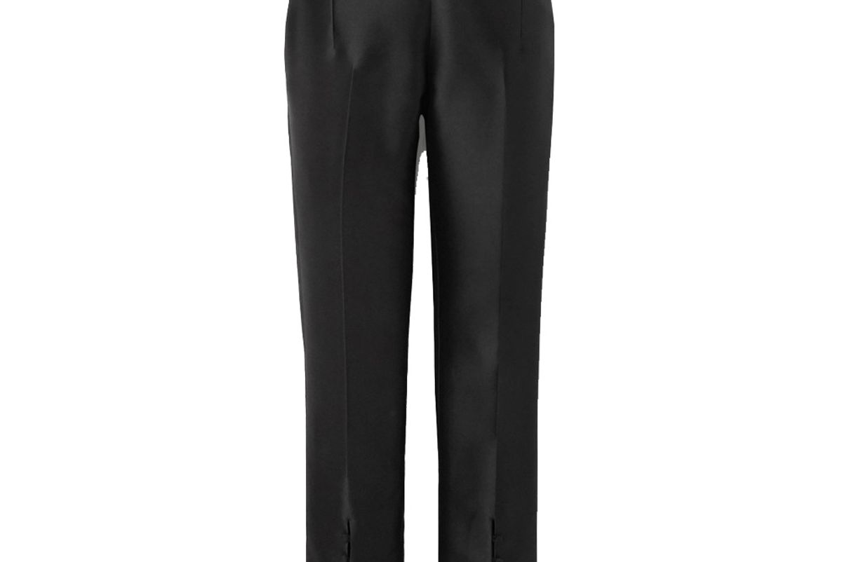 vanessa cocchiaro the vera satin twill tapered pant