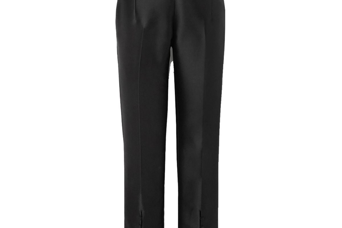 vanessa cocchiaro the vera satin twill tapered pant