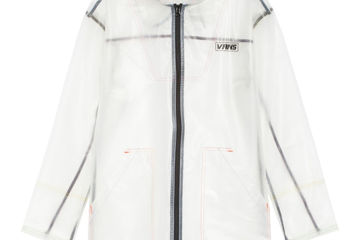 vans thread it clear rain jacket