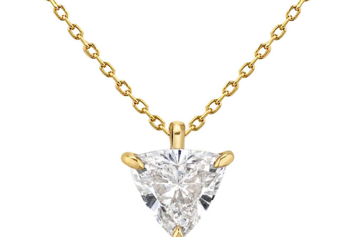 vari solitare diamond pendant