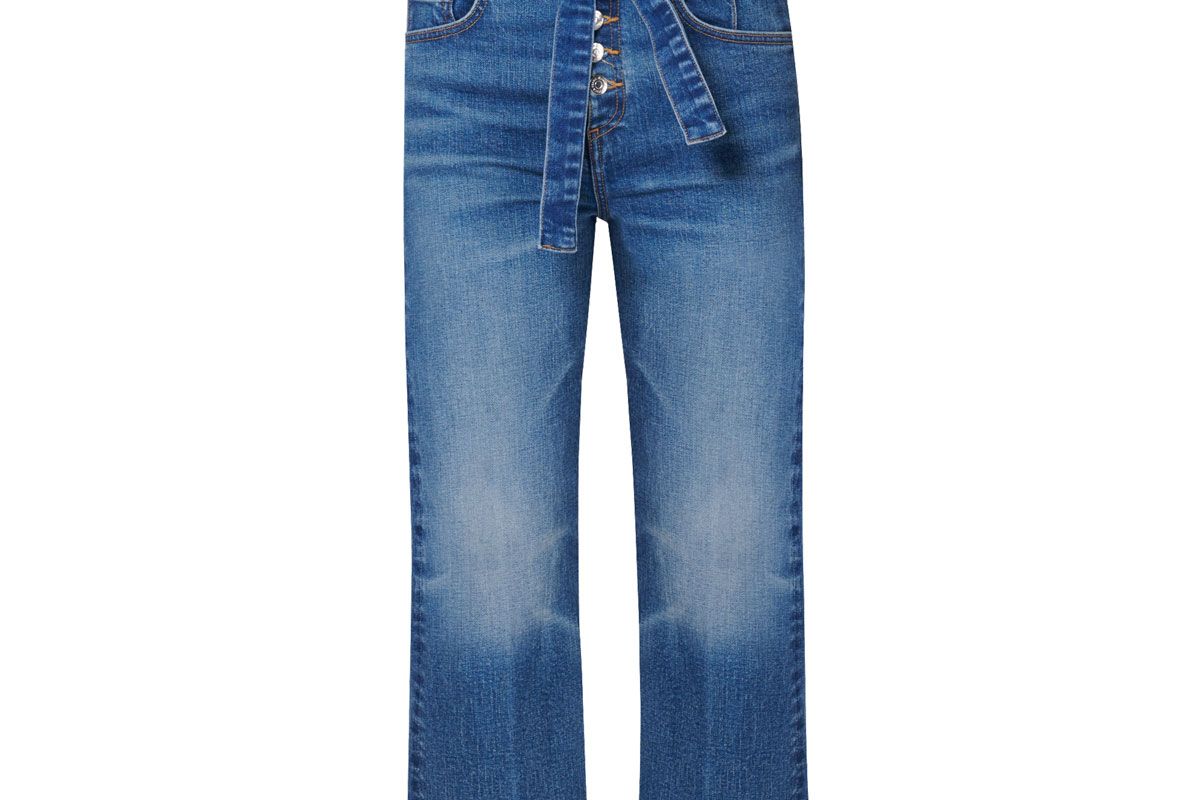 veronica beard marlene 12" corset straight jeans