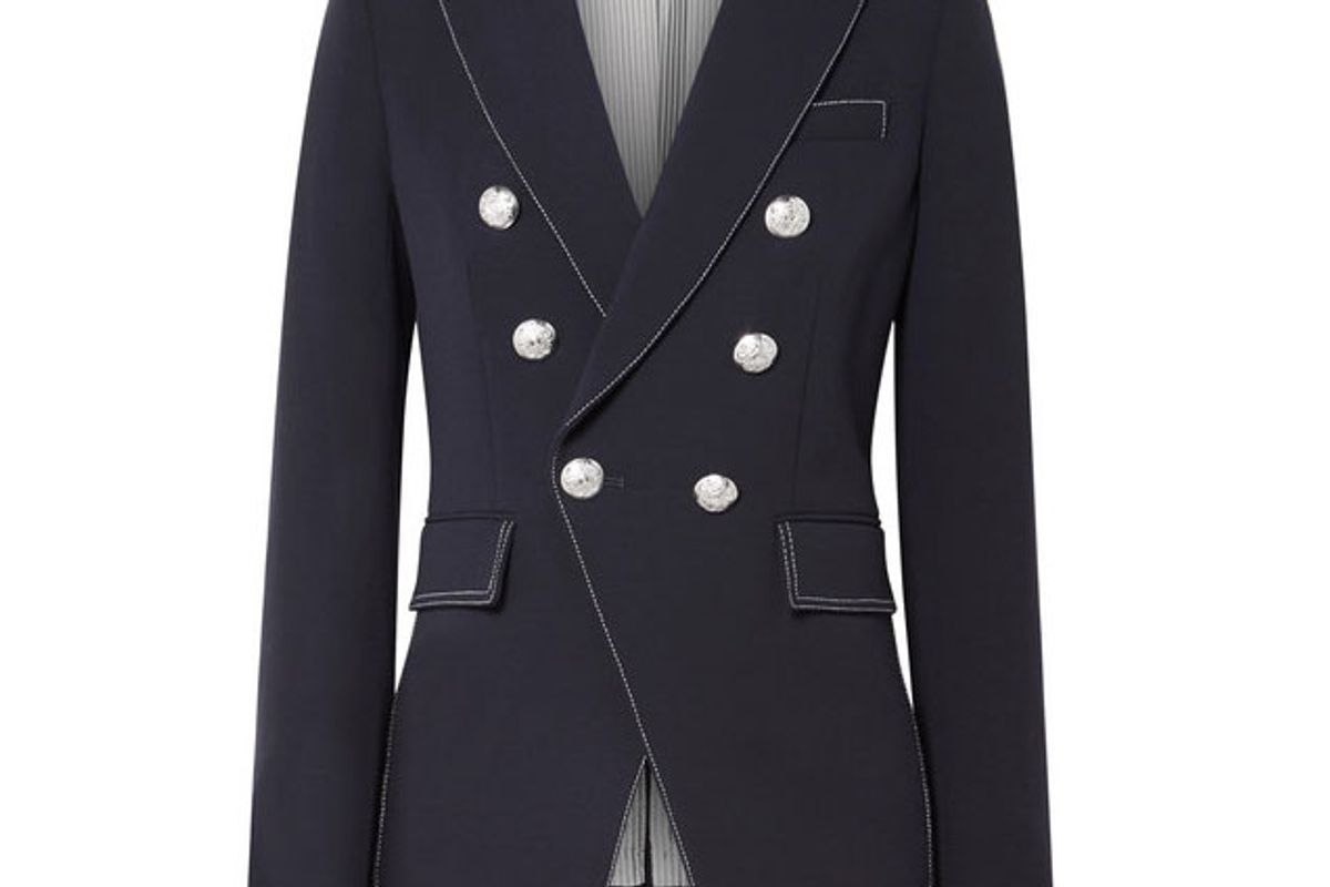 veronica beard miller crepe blazer