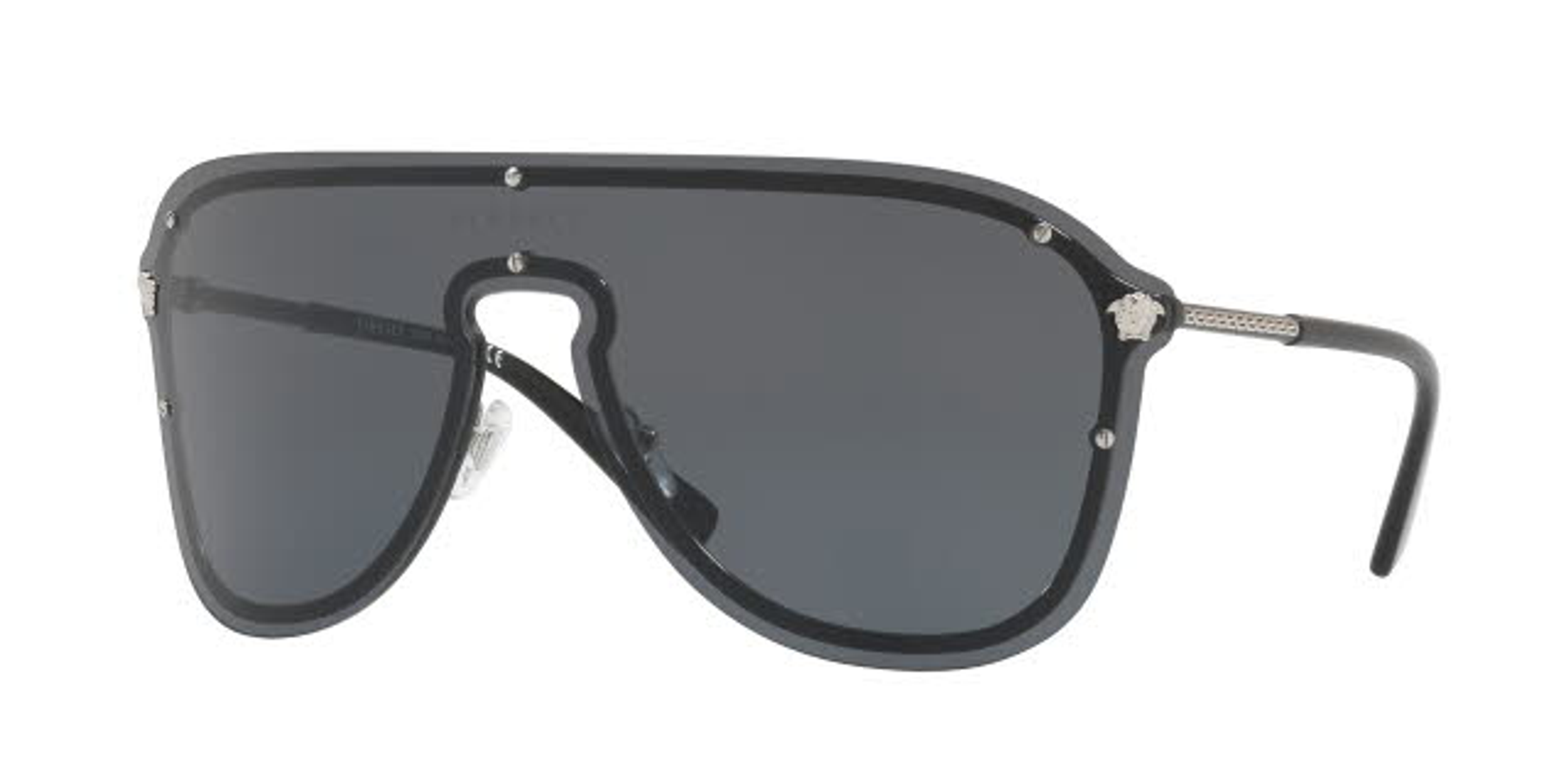 versace  pilot shield sunglasses