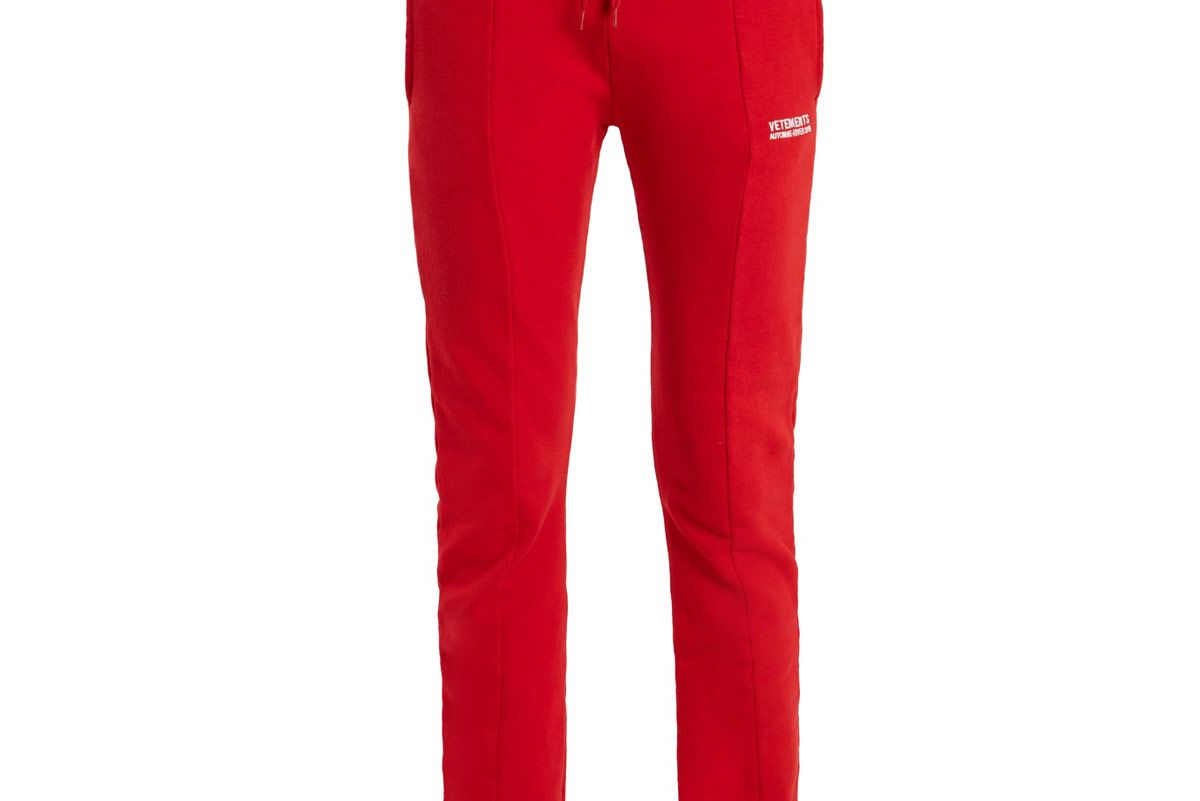 Slim-Fit Cotton-Blend Track Pants