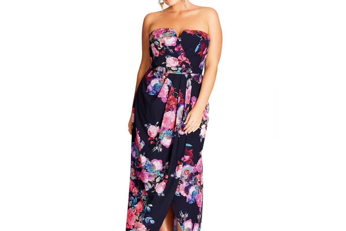 Romantic Rose Maxi Dress