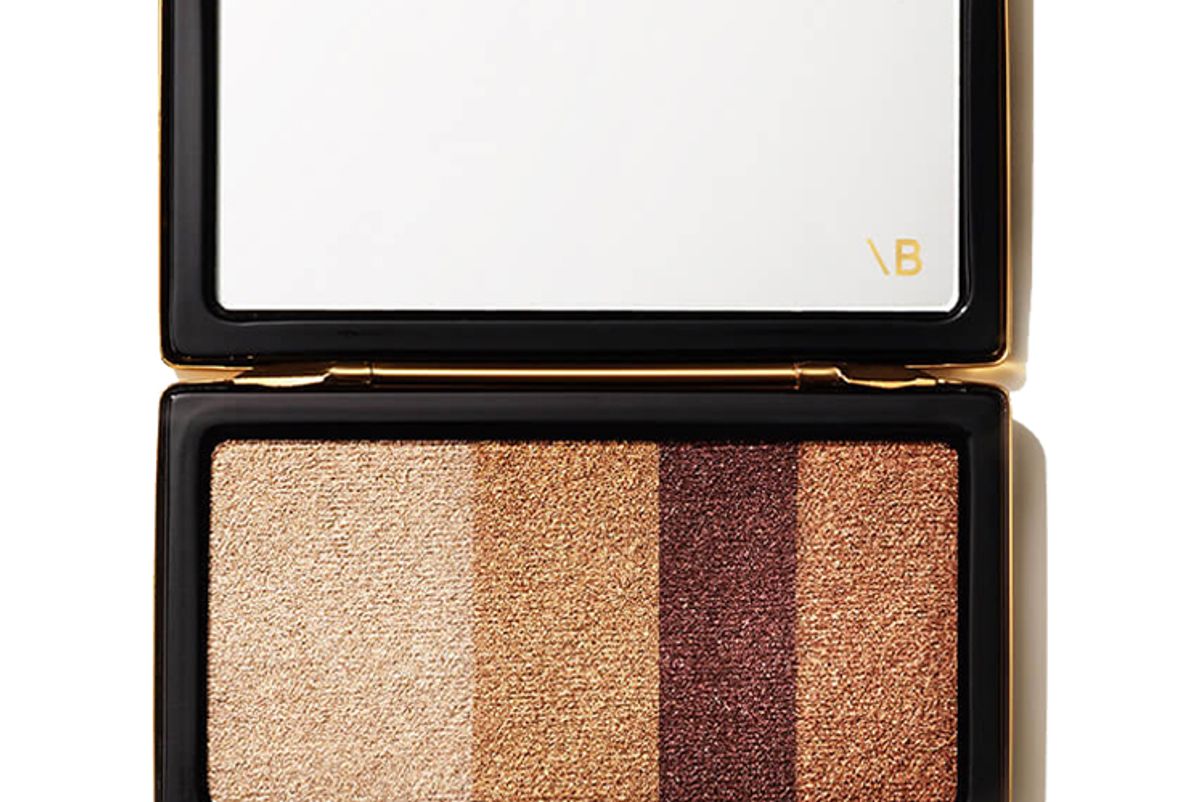 victoria beckham beauty smoky eye brick satin shine eyeshadow