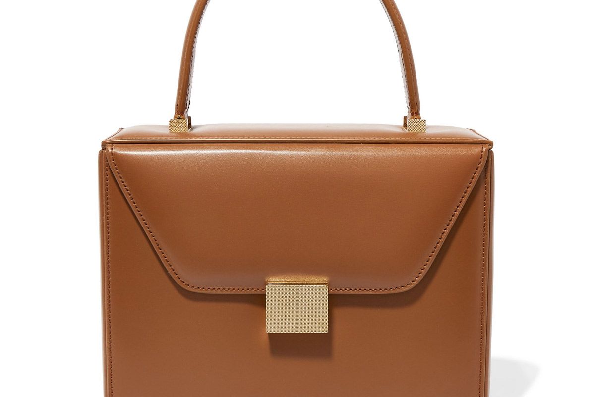 victoria beckham vanity leather tote