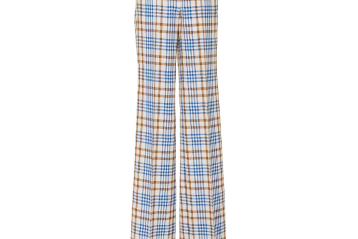 victoria beckham wide leg trouser