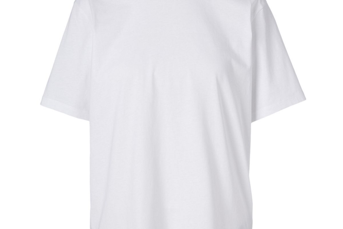 victoria victoria beckham cotton logo t shirt