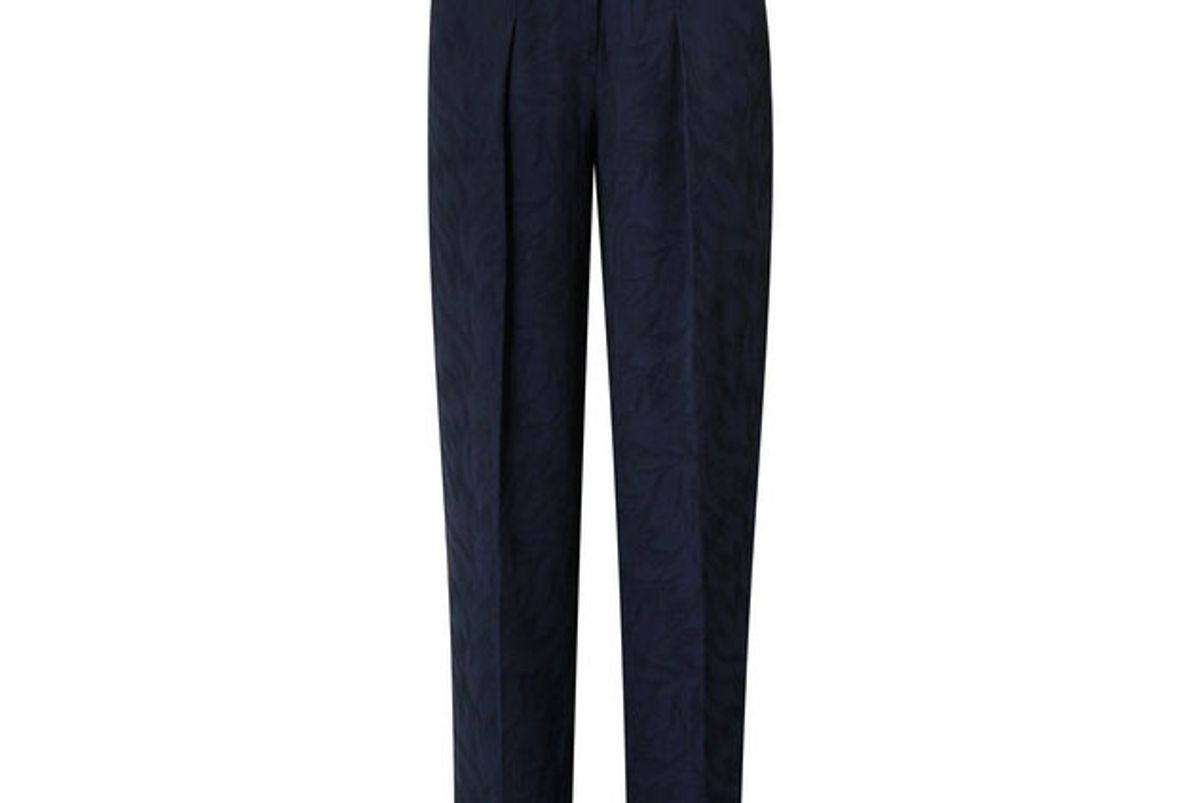 victoria victoria beckham jacquard straight leg pants