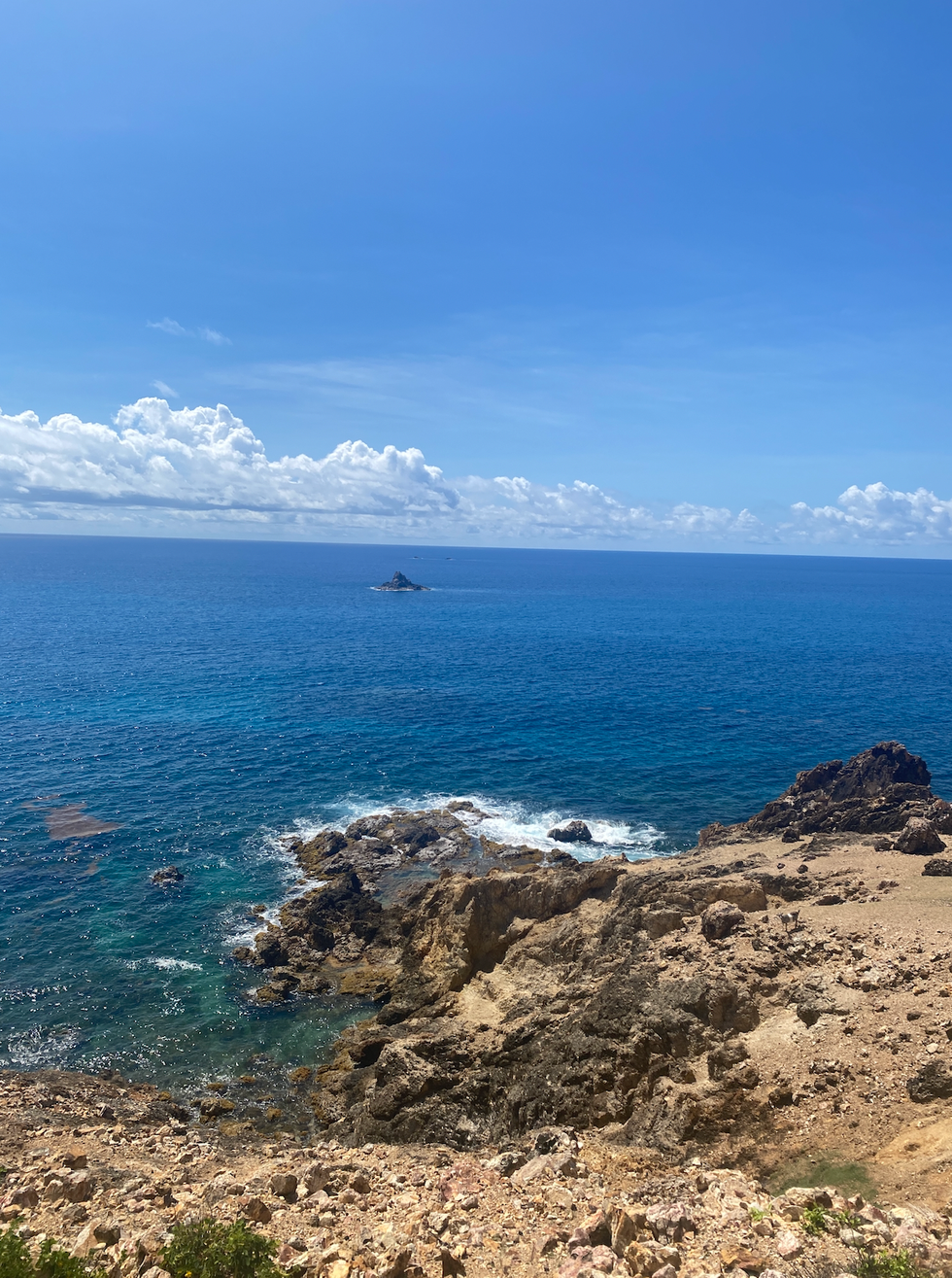 view during the hike