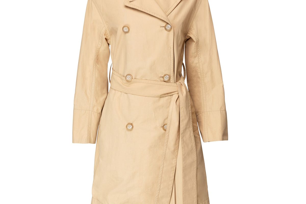 vince drapey tech faille trench