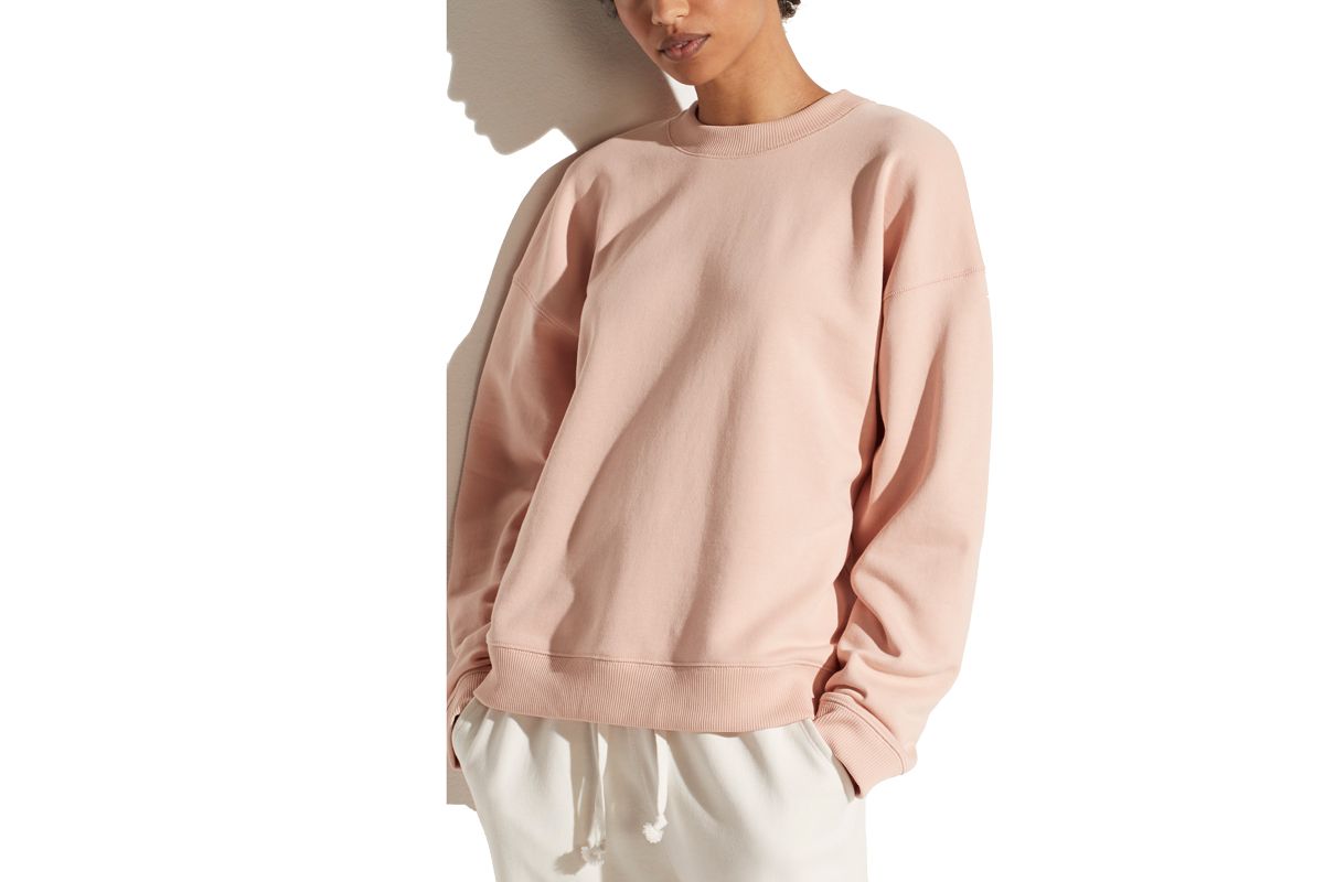 vince french terry long sleeve pullover