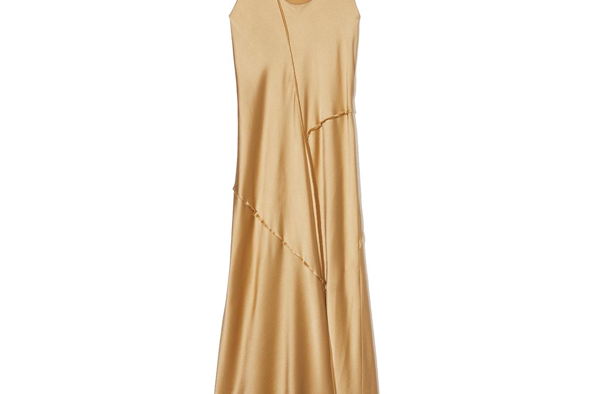 vince raw edge tank dress