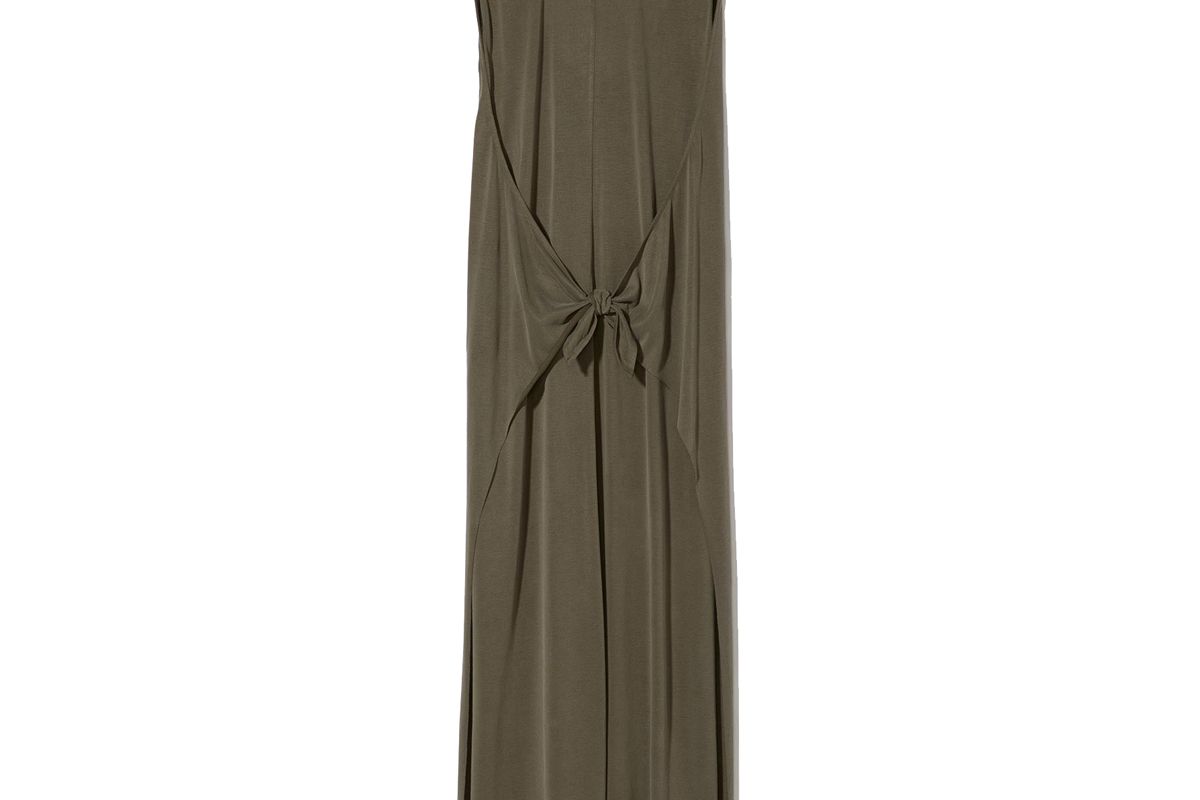 vince sleeveless wrap dress