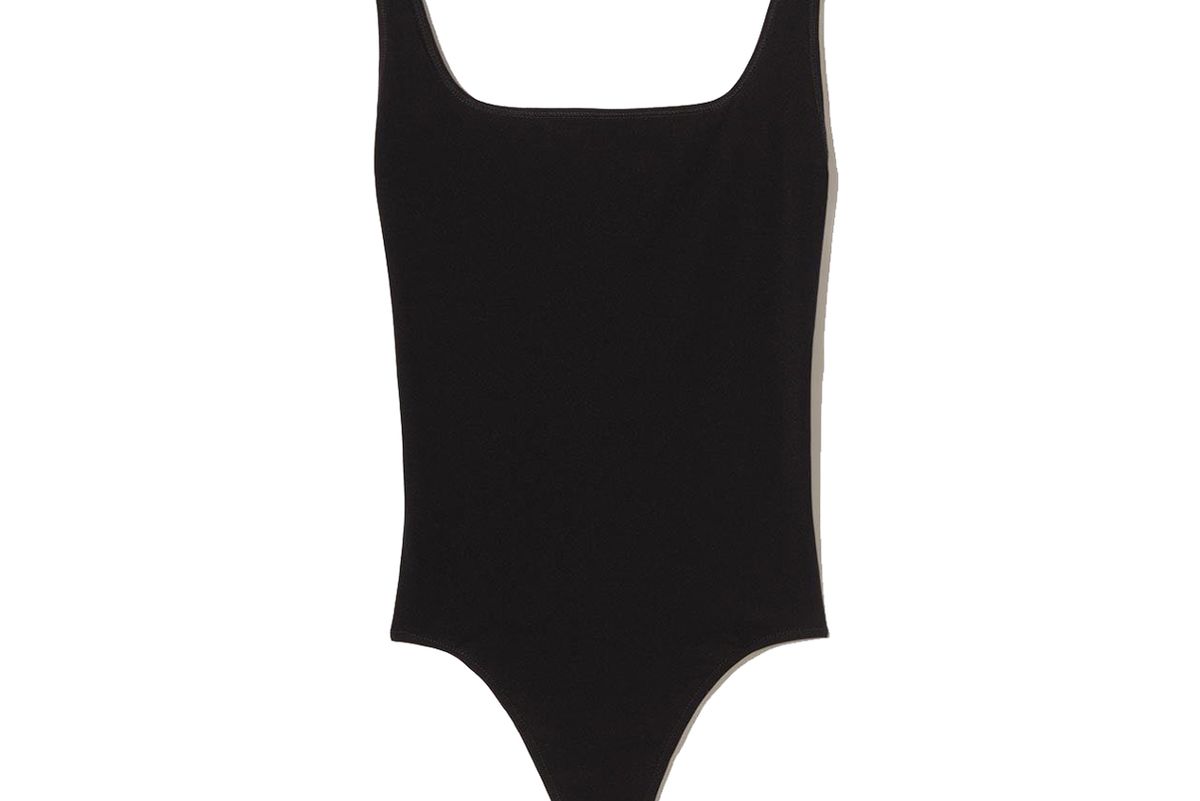 vince square neck bodysuit