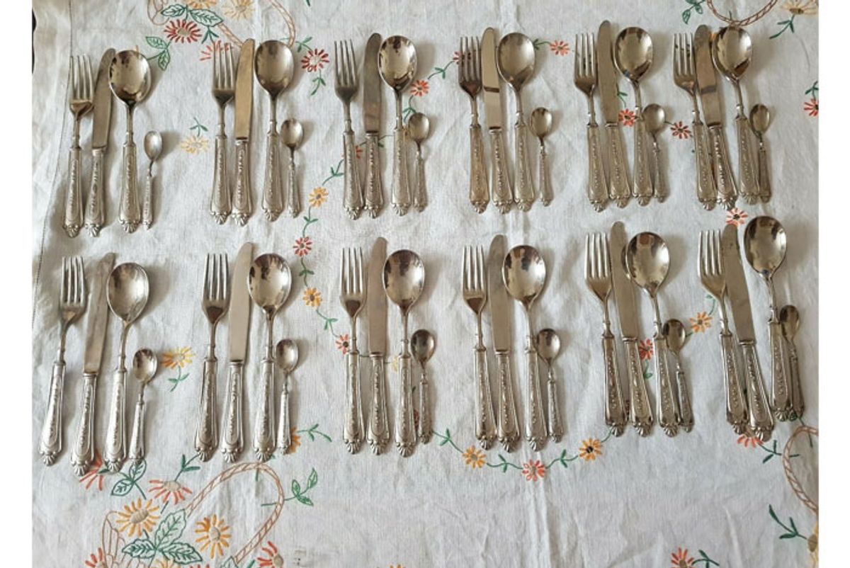 vintage plated italian cutlery