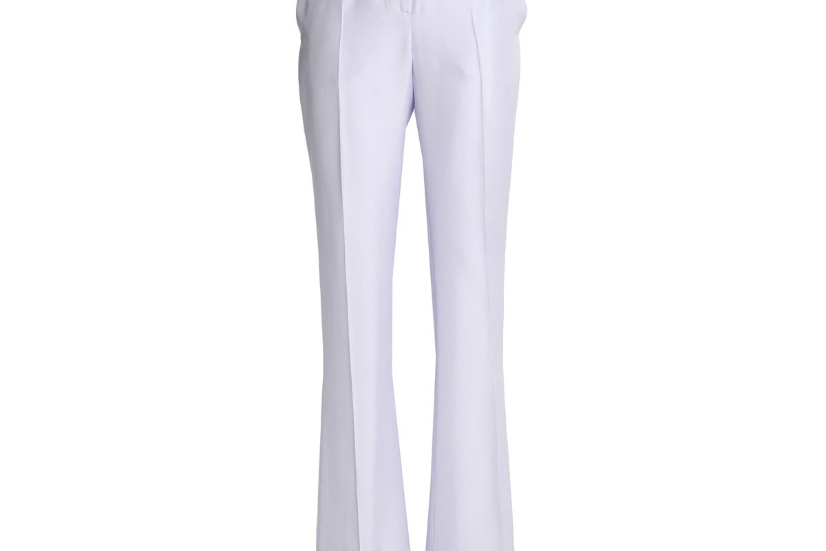 vionnet silk shantung flared pants
