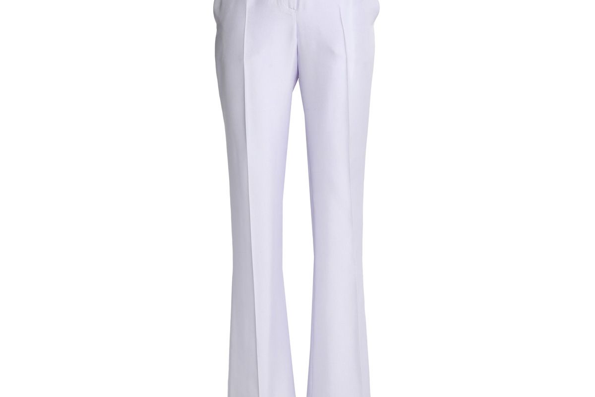 vionnet silk shantung flared pants