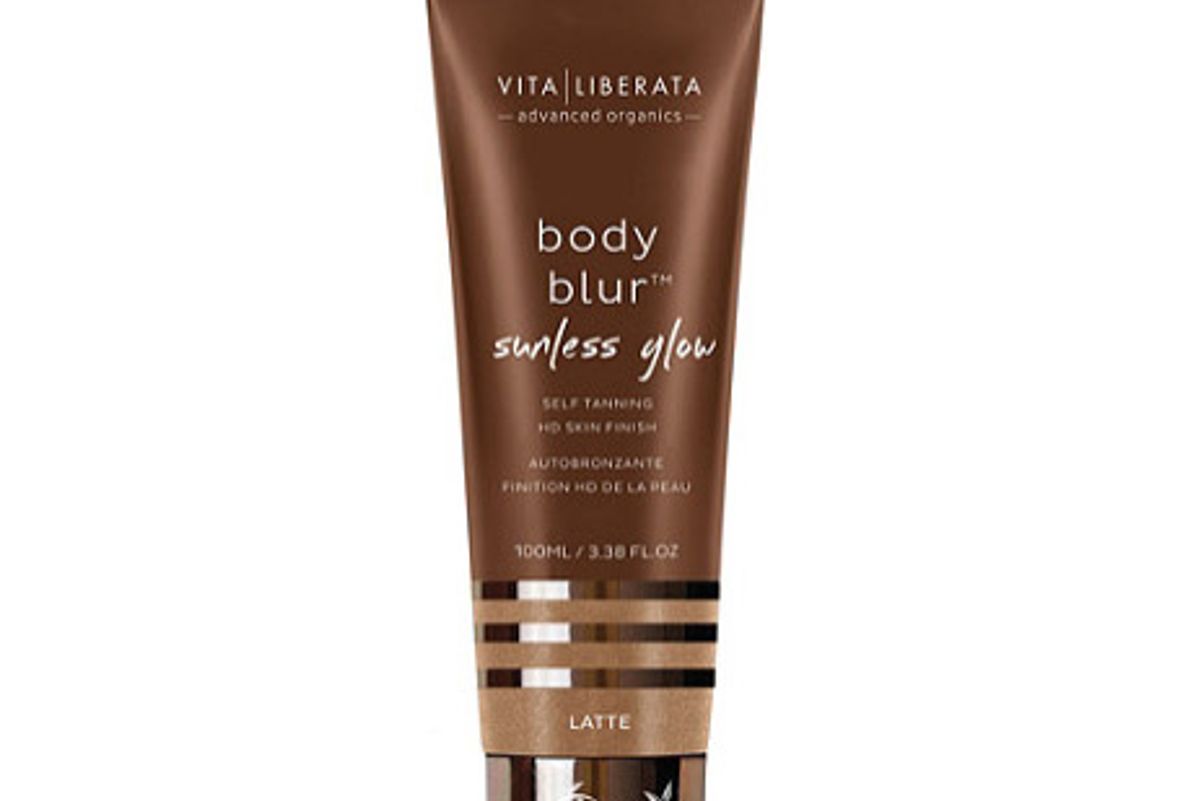 vita liberata body blur sunless glow self tanning instant hd skin finish