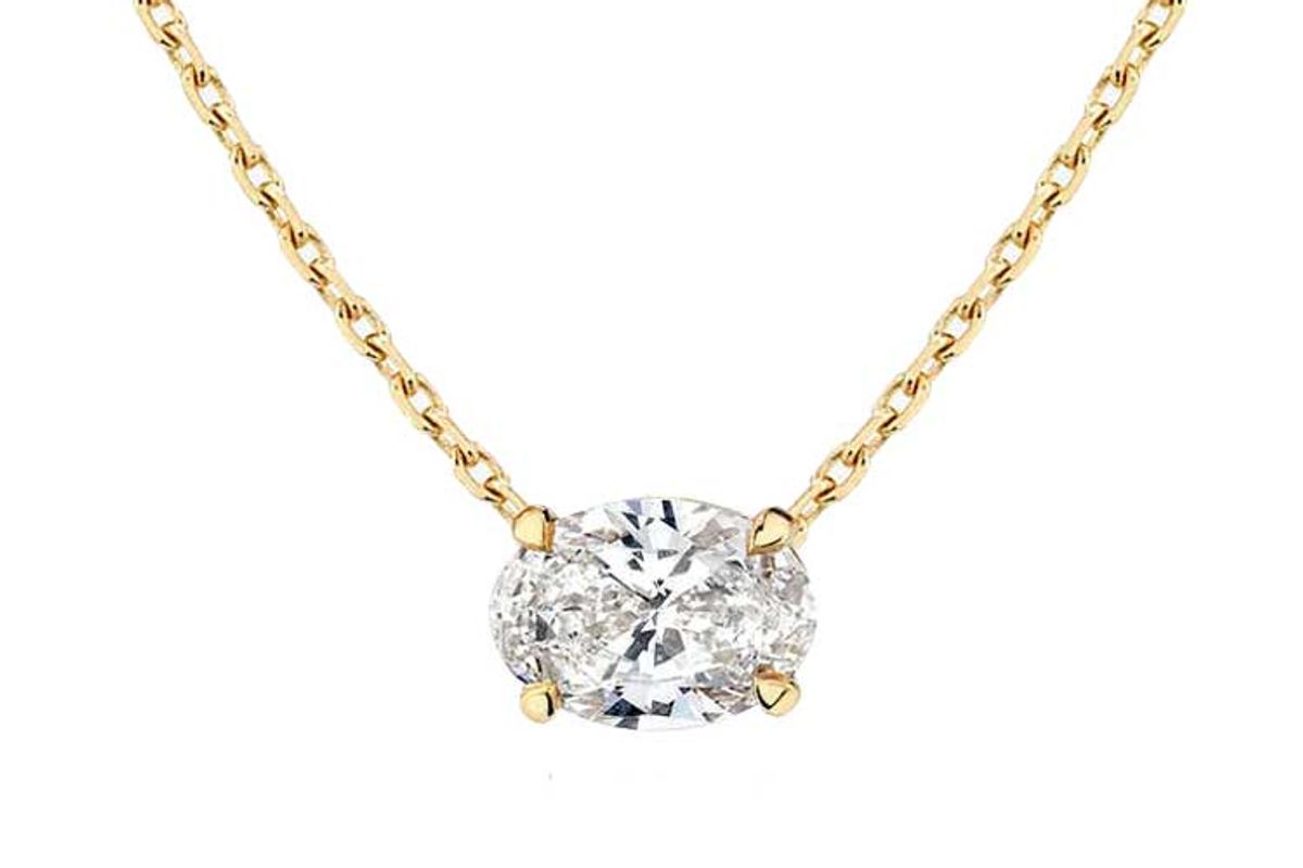 vrai solitaire diamond necklace