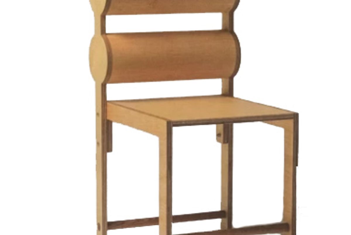 waka waka double cylinder back chair