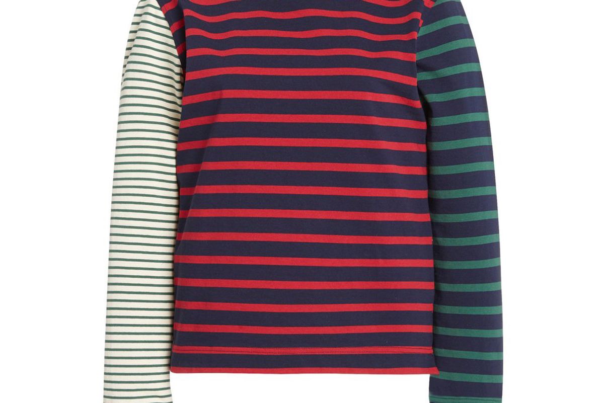 wales bonner carroll striped cotton jersey t-shirt