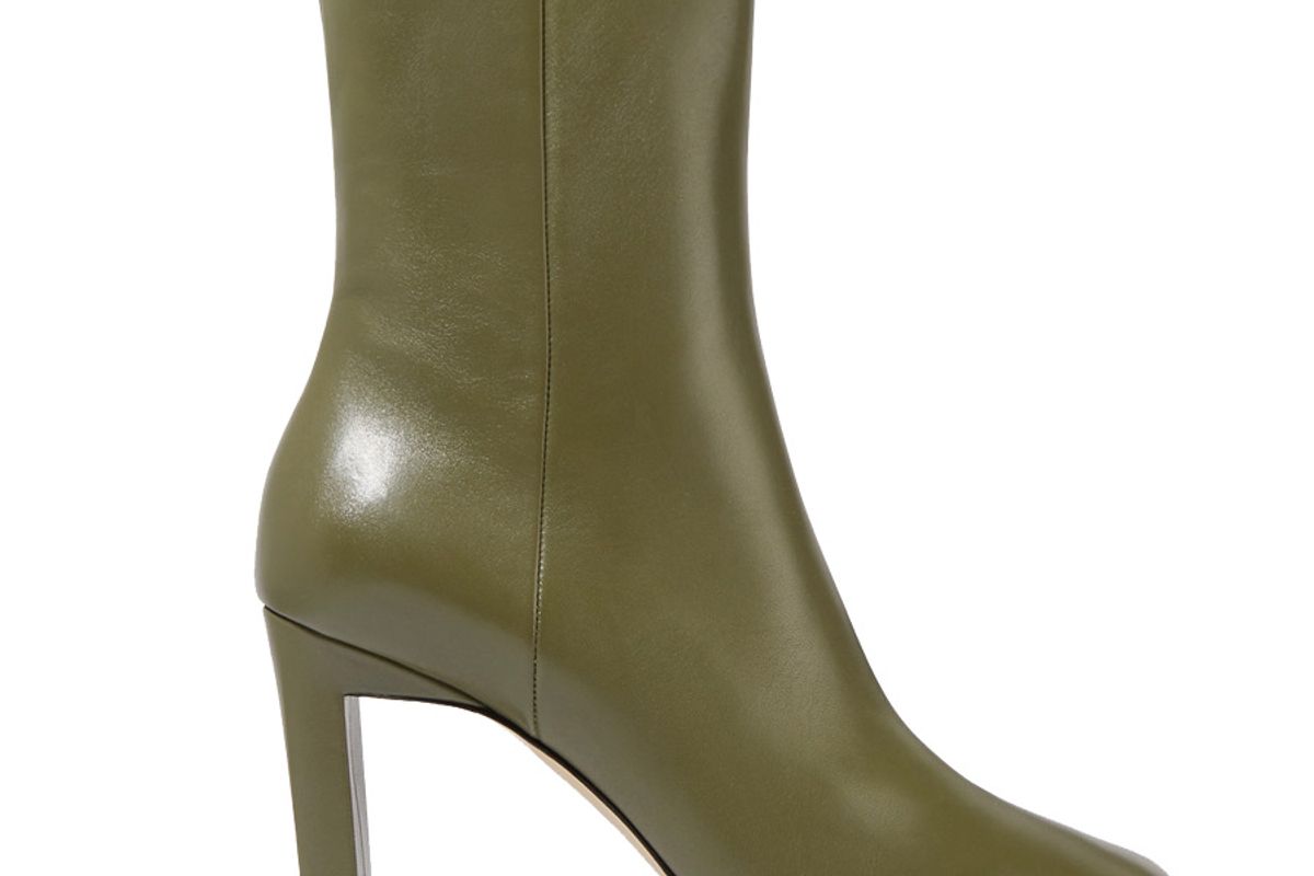 wandler isa leather ankle boots