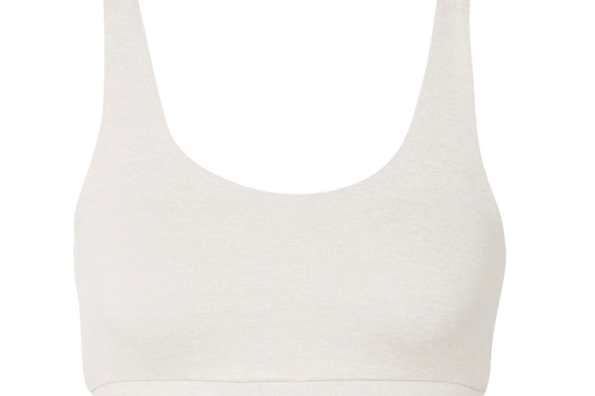 we/me the universal reversible stretch jersey sports bra