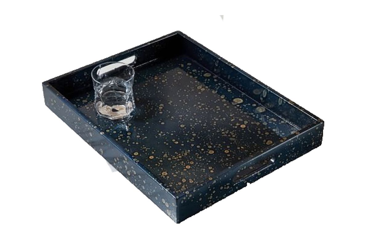 west elm oil spotted lacquer tray