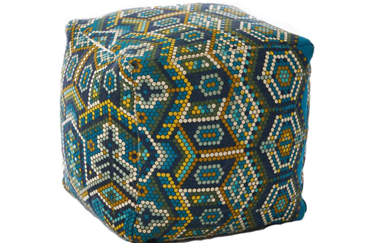 Outdoor Mosaic Tile Pouf