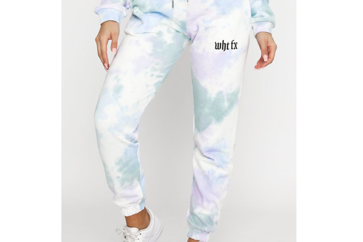 white fox backstage antics sweatpants