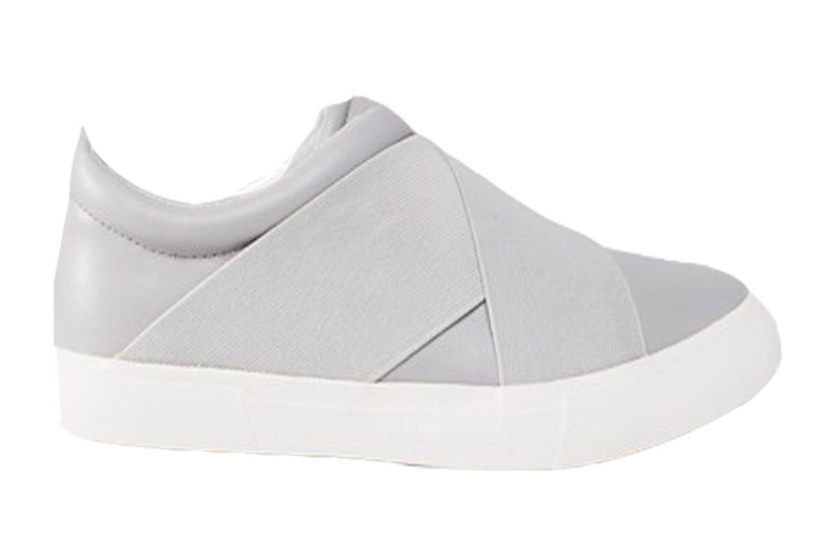 London Rebel Elastic Strap Slip On Sneakers