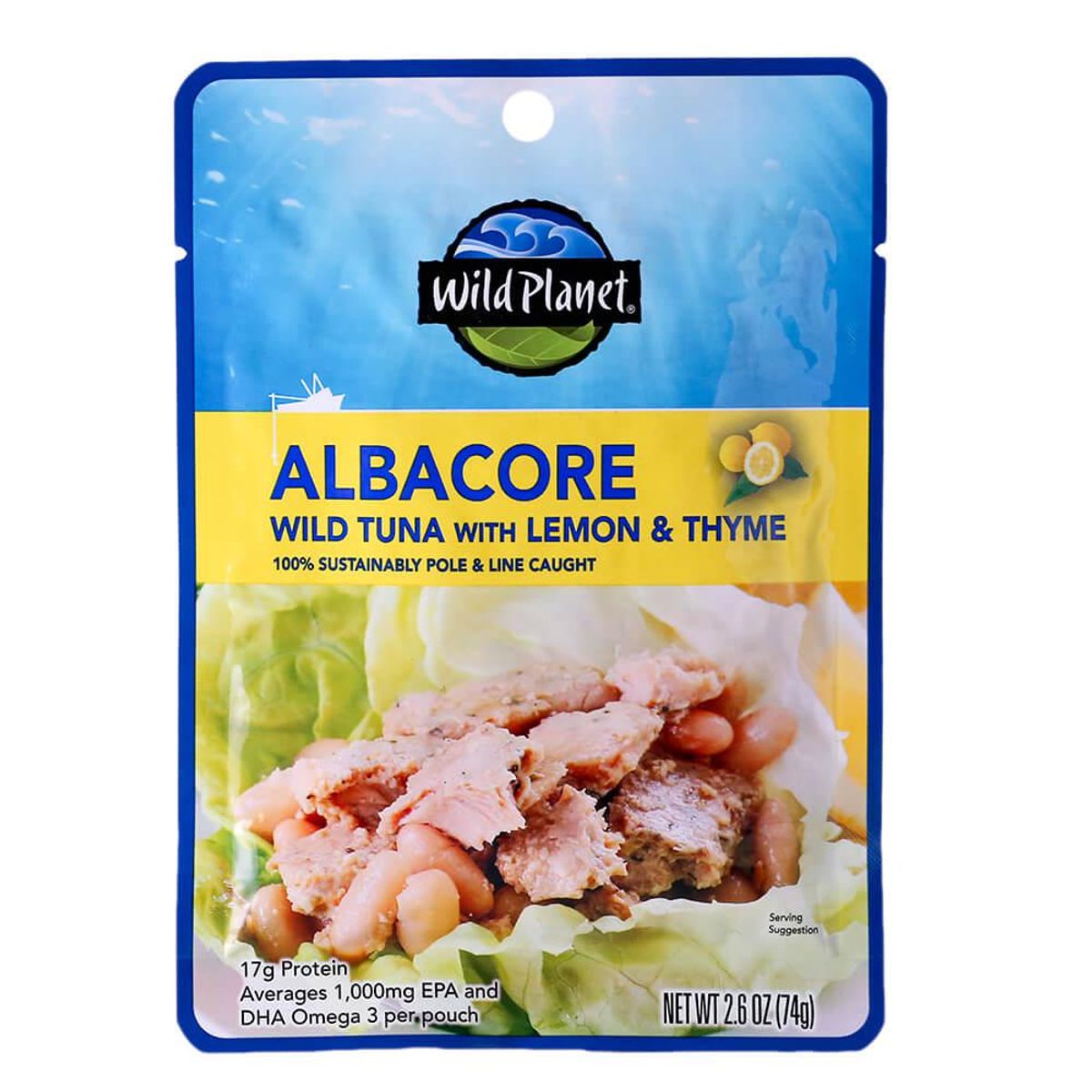 wild planet albacore wild tuna with lemon and thyme