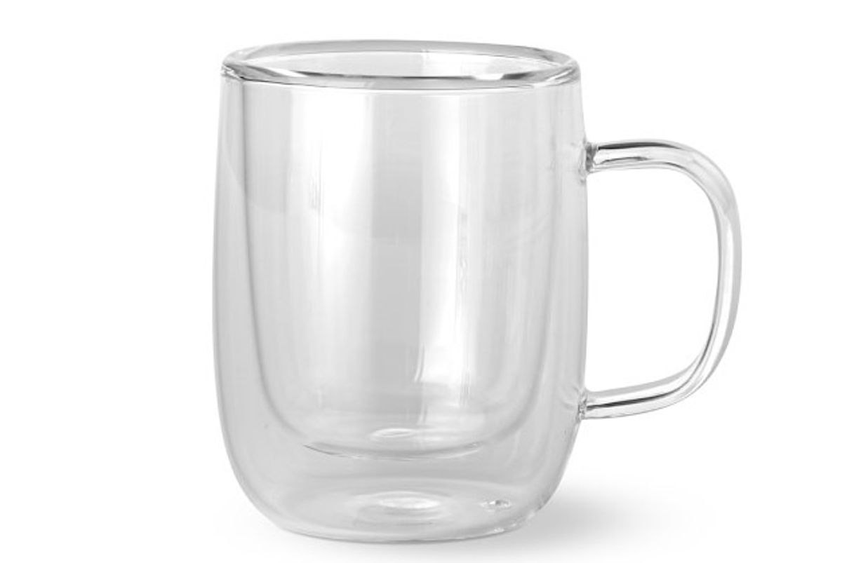 williams sonoma double wall glass espresso mugs