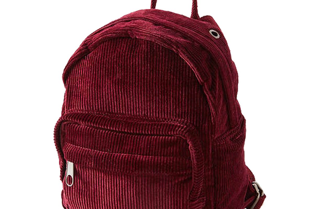 Mini Corduroy Backpack