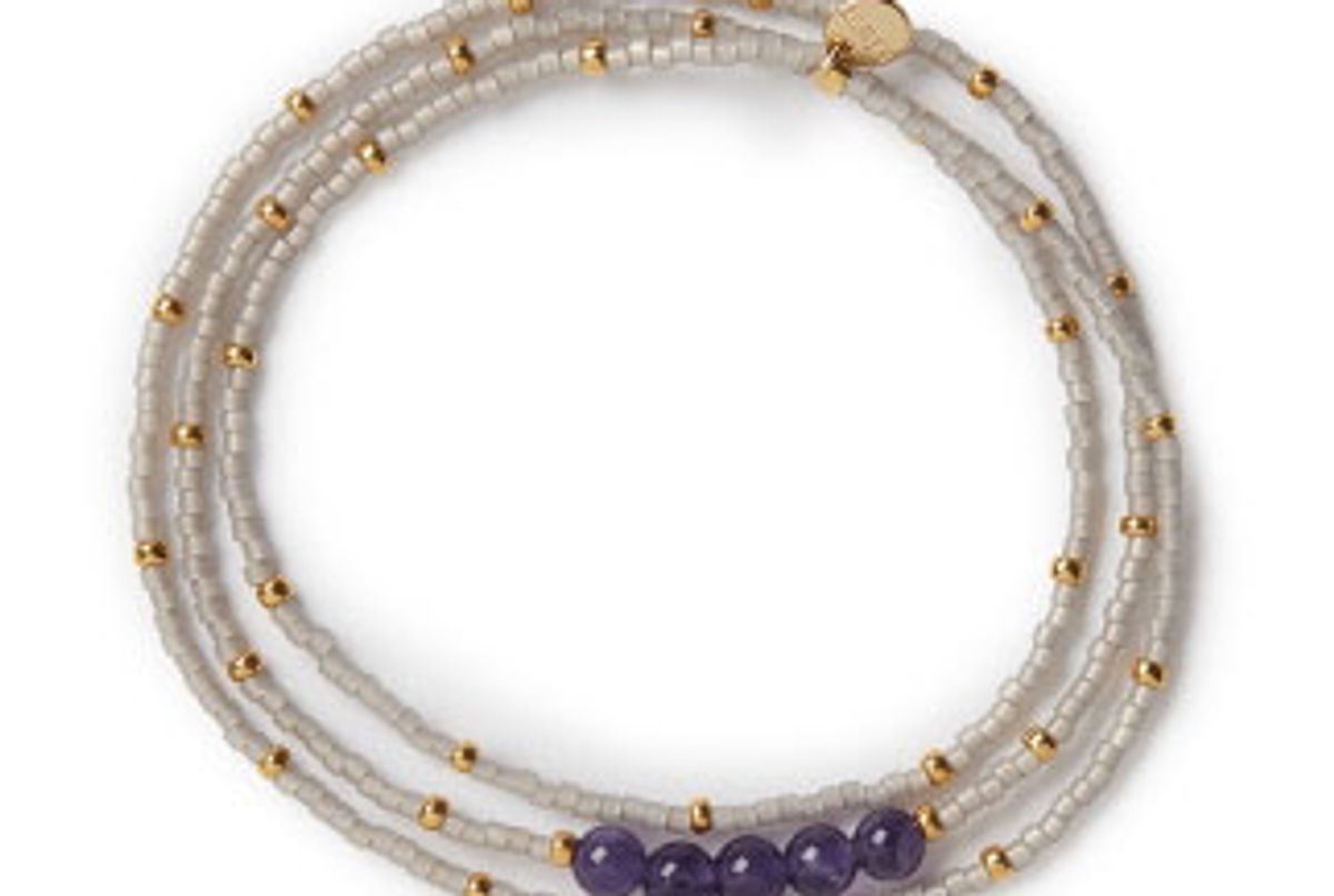 Three-Wrap Rafiki in Amethyst