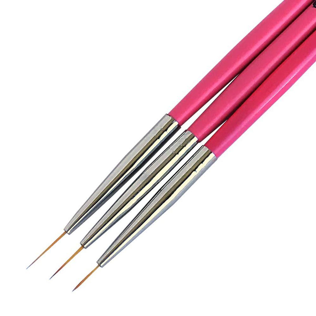 winstonia super fine nail art brush set for thin lines