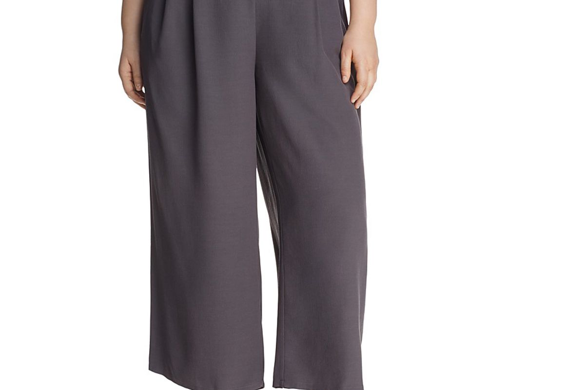 Cropped Wide-Leg Pants