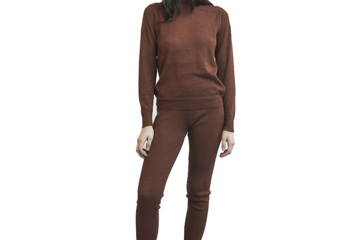 wol hide layering rib legging currant