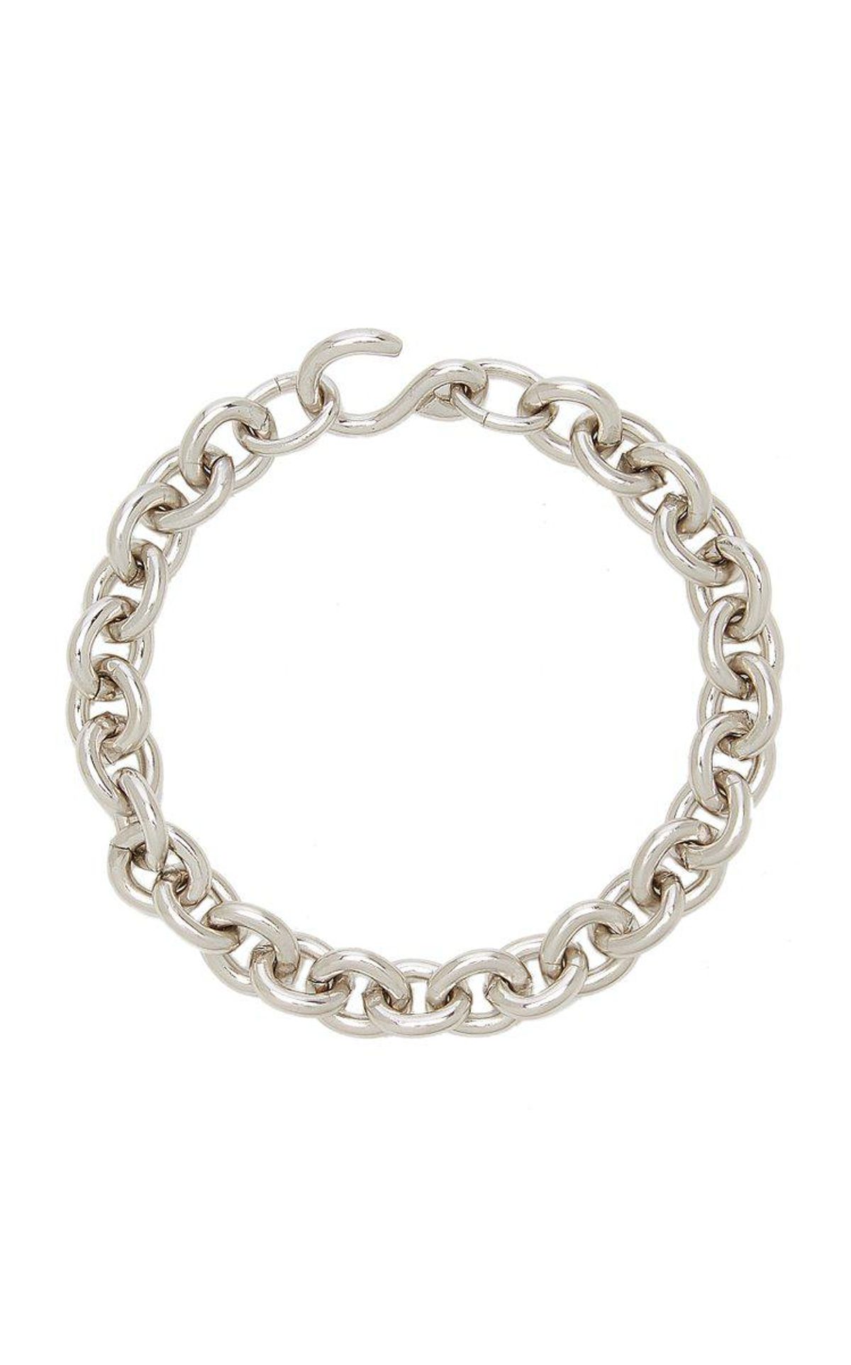 wolf circus marina rhodium plated chain bracelet