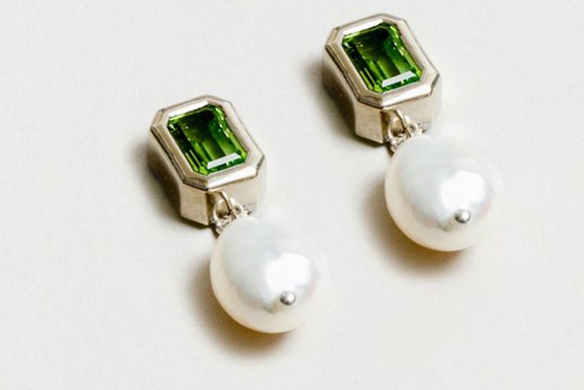 wolf circus penelope in peridot and sterling silver