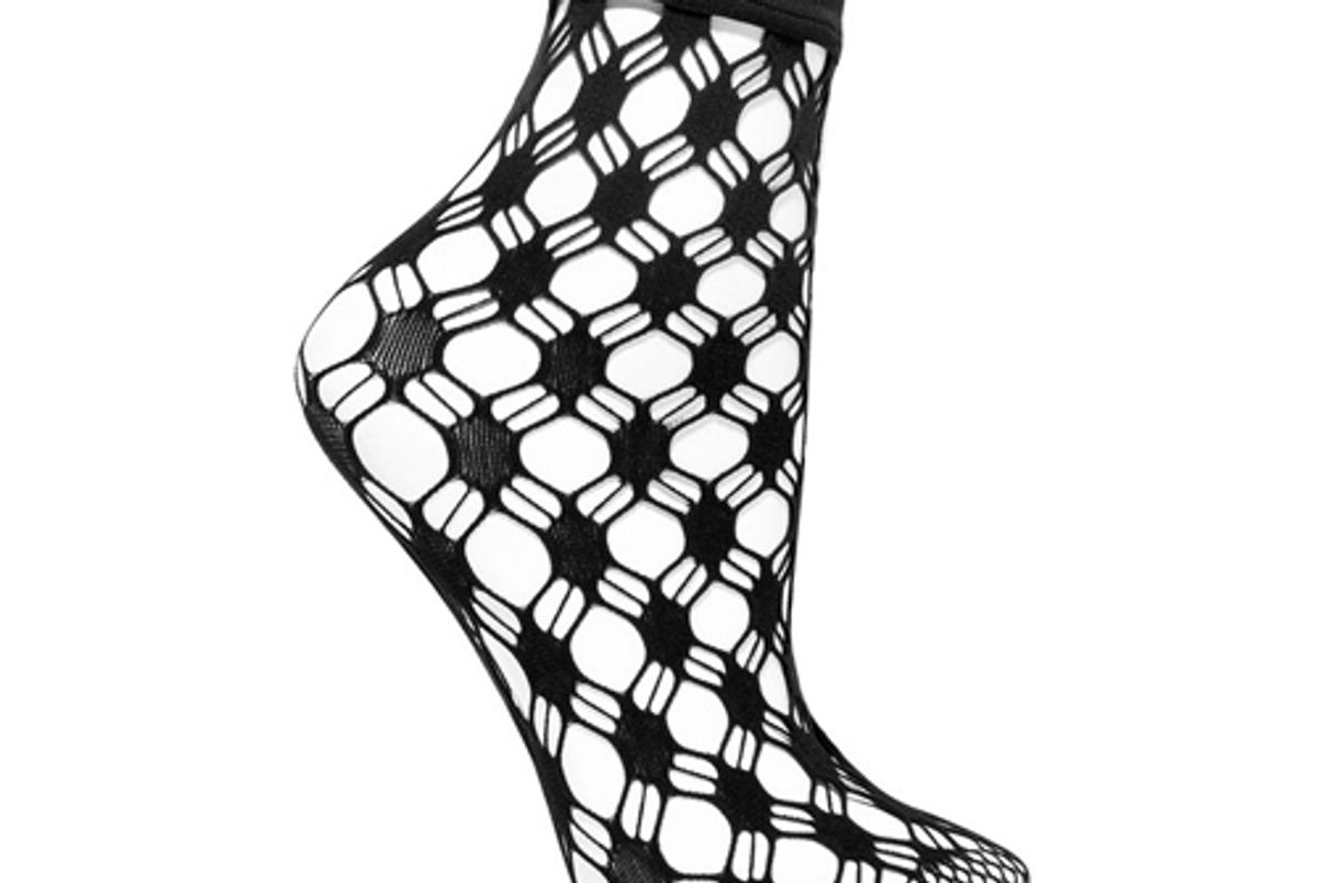 wolford athina fishnet socks