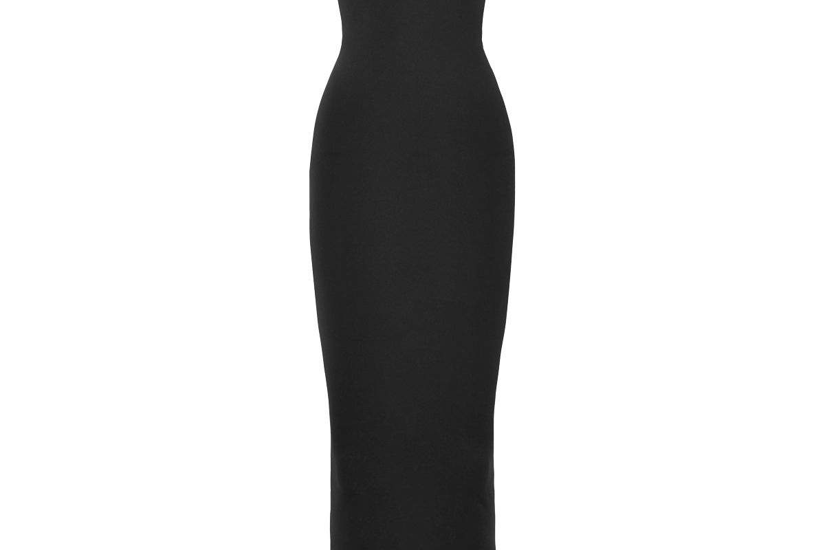 wolford fatal strapless stretch jersey maxi dress