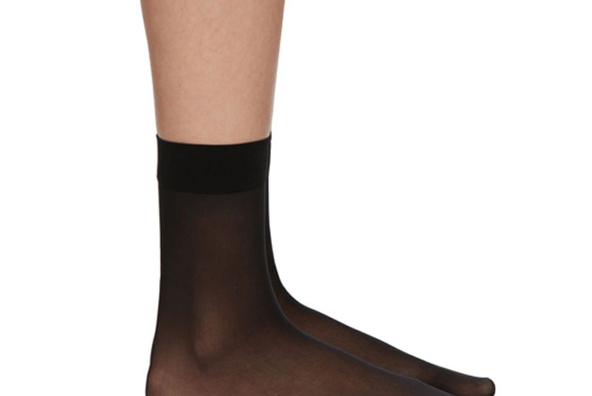 wolford individual 10 ankle high socks